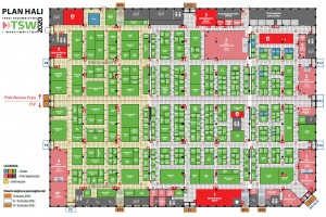 Szkółkarze uczestniczący w TSW 2020 - plan hali