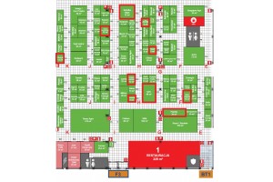 Szkółkarze uczestniczący w TSW 2020 - plan hali