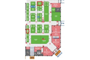 Szkółkarze uczestniczący w TSW 2020 - plan hali